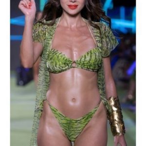 FASCIA A FARFALLA CREPON ZEBRATO BRASILI