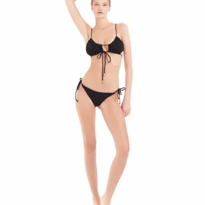 Bikini a fascia Cotazur in maglia a rete lurex