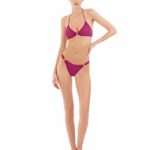 Bikini bralette Cotazur in lurex rigato