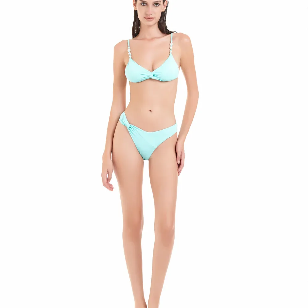 Bikini bralette Cotazur con dettaglio perle