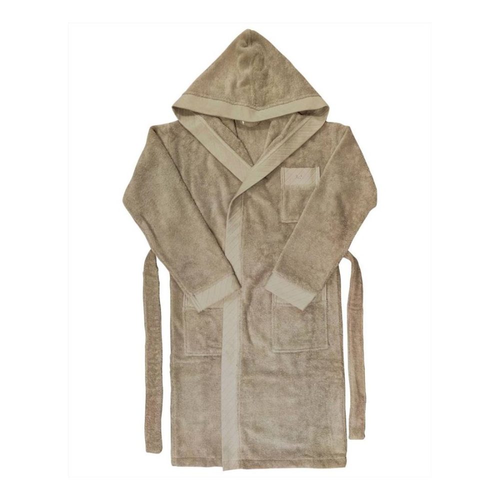 Accappatoio Unisex Liu Jo Modello Diagonale Tortora