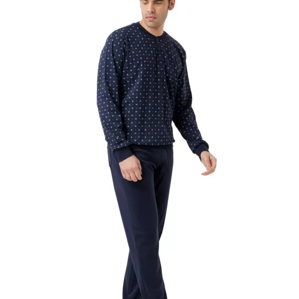 Jamas Pigiama Uomo Cotone Leggero Maniche Lunghe EJ 9417