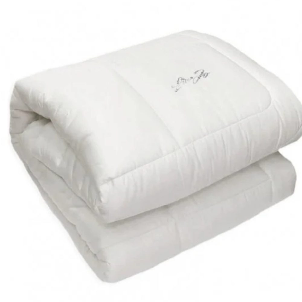 Trapunta Matrimoniale Liujo Luce + Swarovsky Raso di cotone Bianco