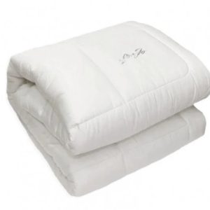 Trapunta Matrimoniale Liujo Luce + Swarovsky Raso di cotone Bianco