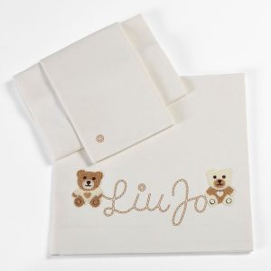 Completo culla bear Liu Jo 3 pz avorio