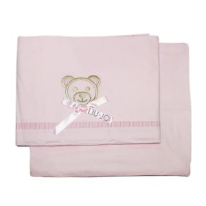 Completo letti 3pz babybea lui Jo rosa