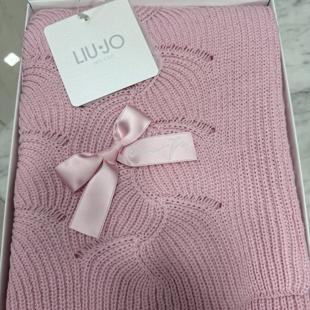 Copertina lana wav Liu Jo rosa