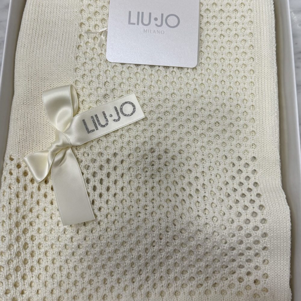 Copertina lana baby Liu Jo avorio
