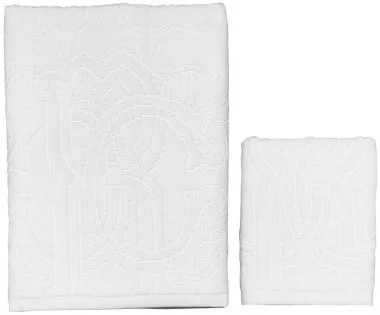 Coppia asciugamani 1+1 Roberto Cavalli White