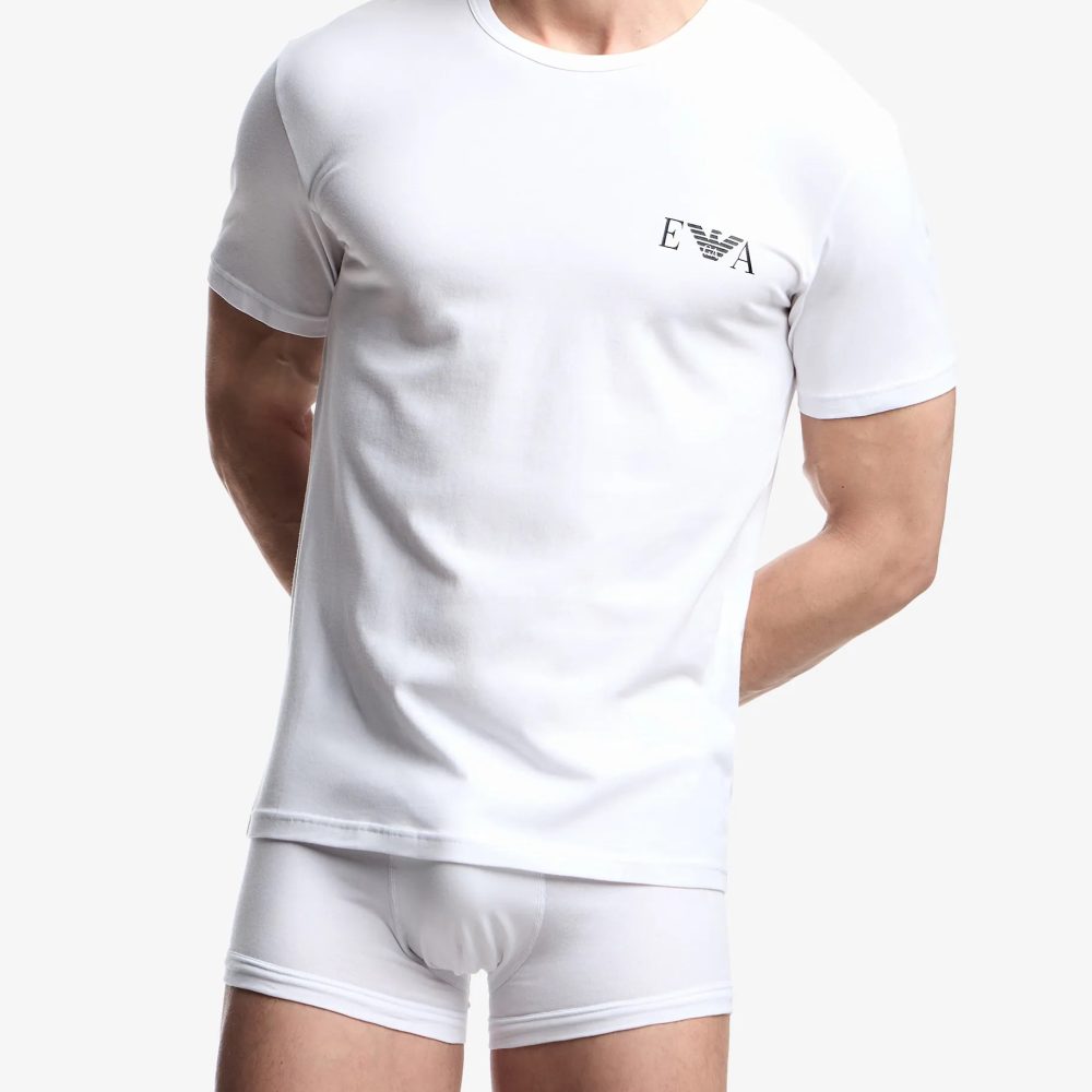 Emporio Armani 2-PACK CREW NECK T-SHIRT bianco AF14131