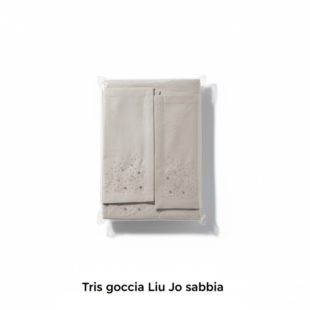 Tris centrini Liu Jo gocce sabbia