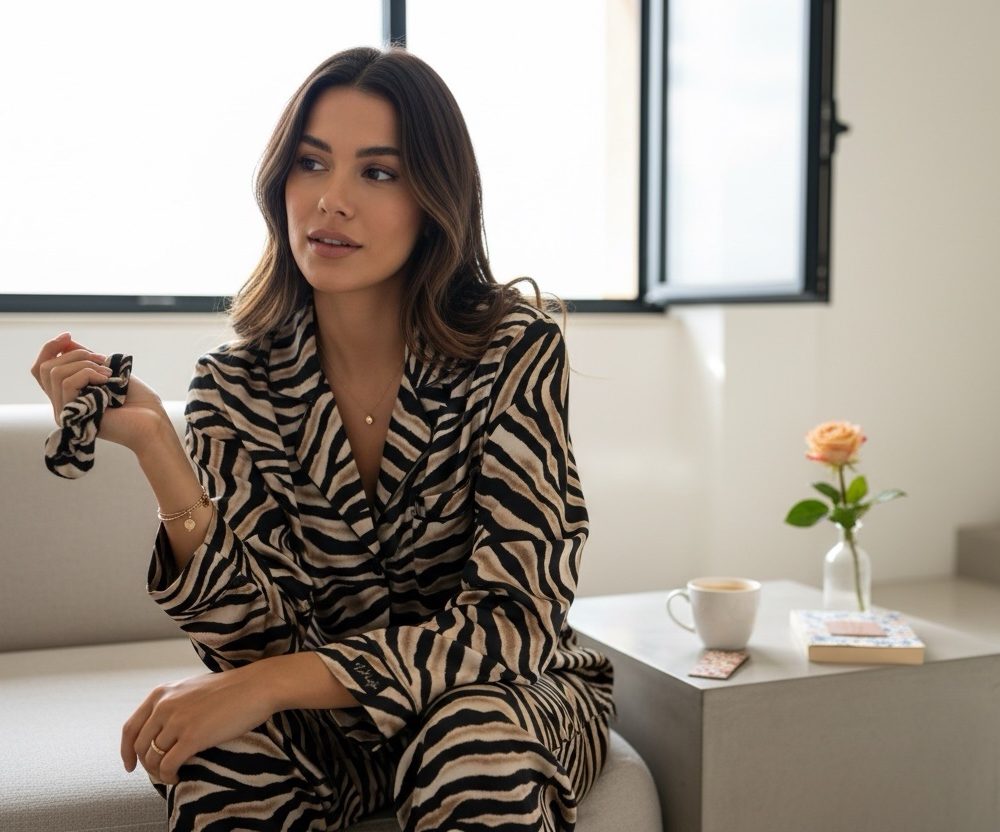 Pigiama donna raso filo D’Angelo tribal