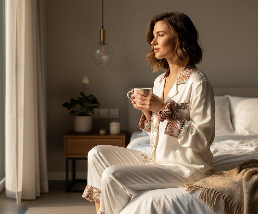 Pigiama donna raso filo D’Angelo dhabi