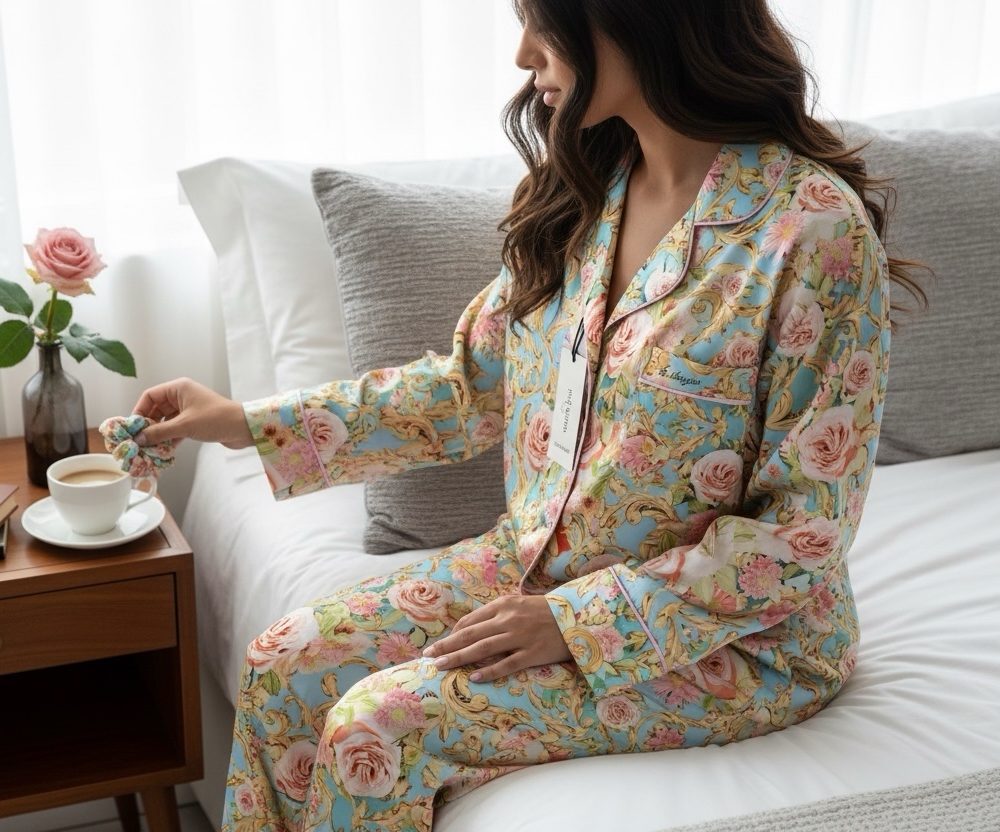 Pigiama donna raso filo D’Angelo Versace