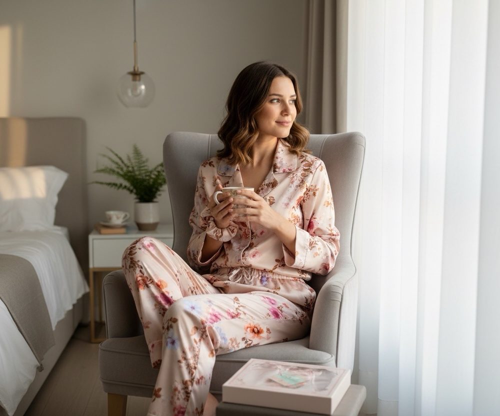 Pigiama donna raso filo D’Angelo puki