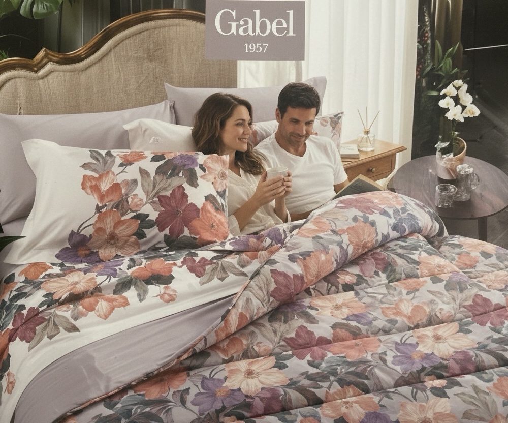 Trapunta matrimoniale gabel profumo di lavanda mauve