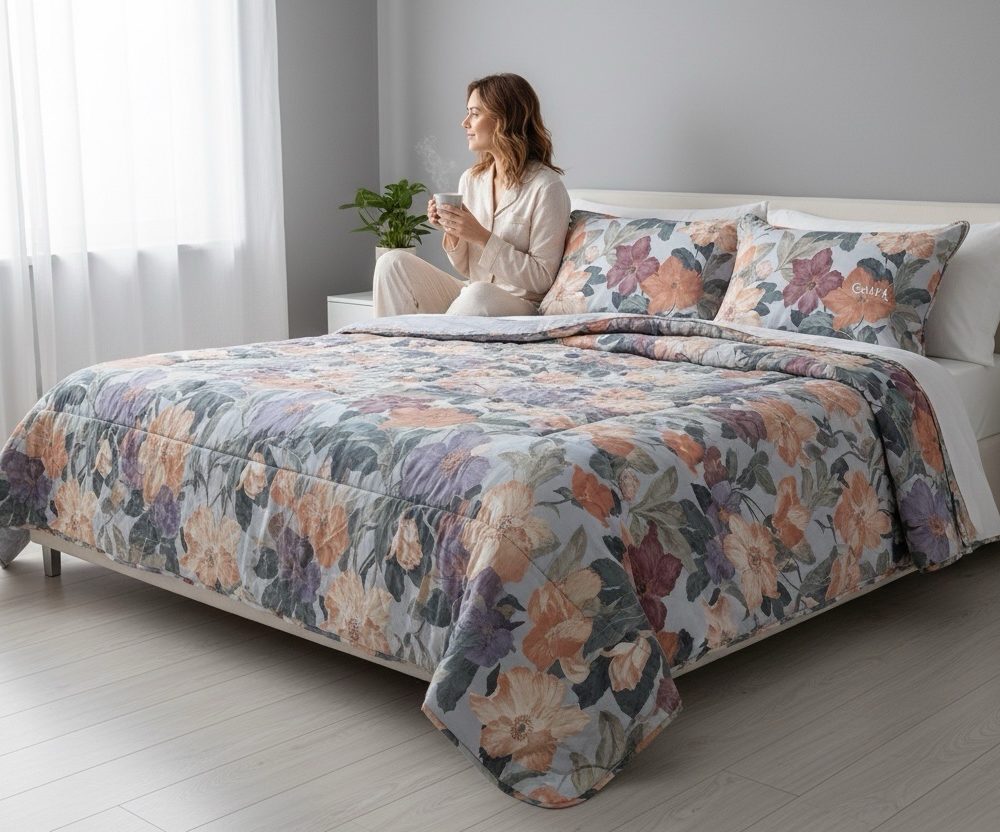 Trapunta matrimoniale gabel profumo di lavanda aria