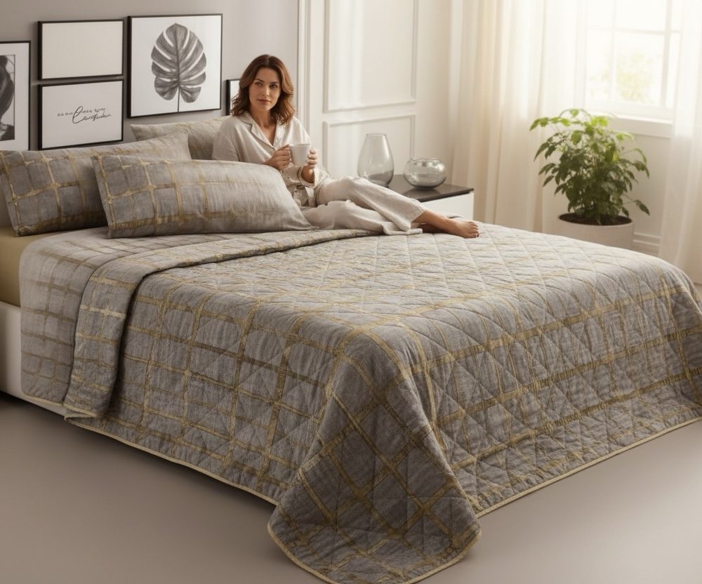 Copriletto trapuntato gabel 2 piazze var tanganica