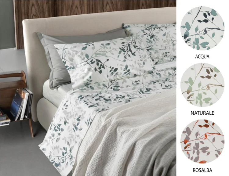 Completo Copripiumino matrimoniale Somma Sybil naturale