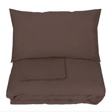 Completo copripiumino matrimoniale Somma elodie cacao