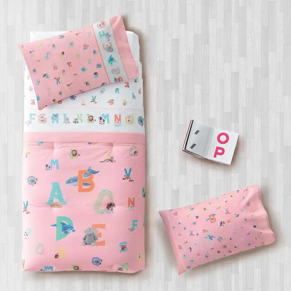 Copriletto Trapuntato Lettino Alfabeto