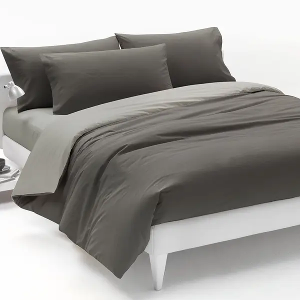 Completo copripiumino matrimoniale Vallesusa Inside ghiaccio