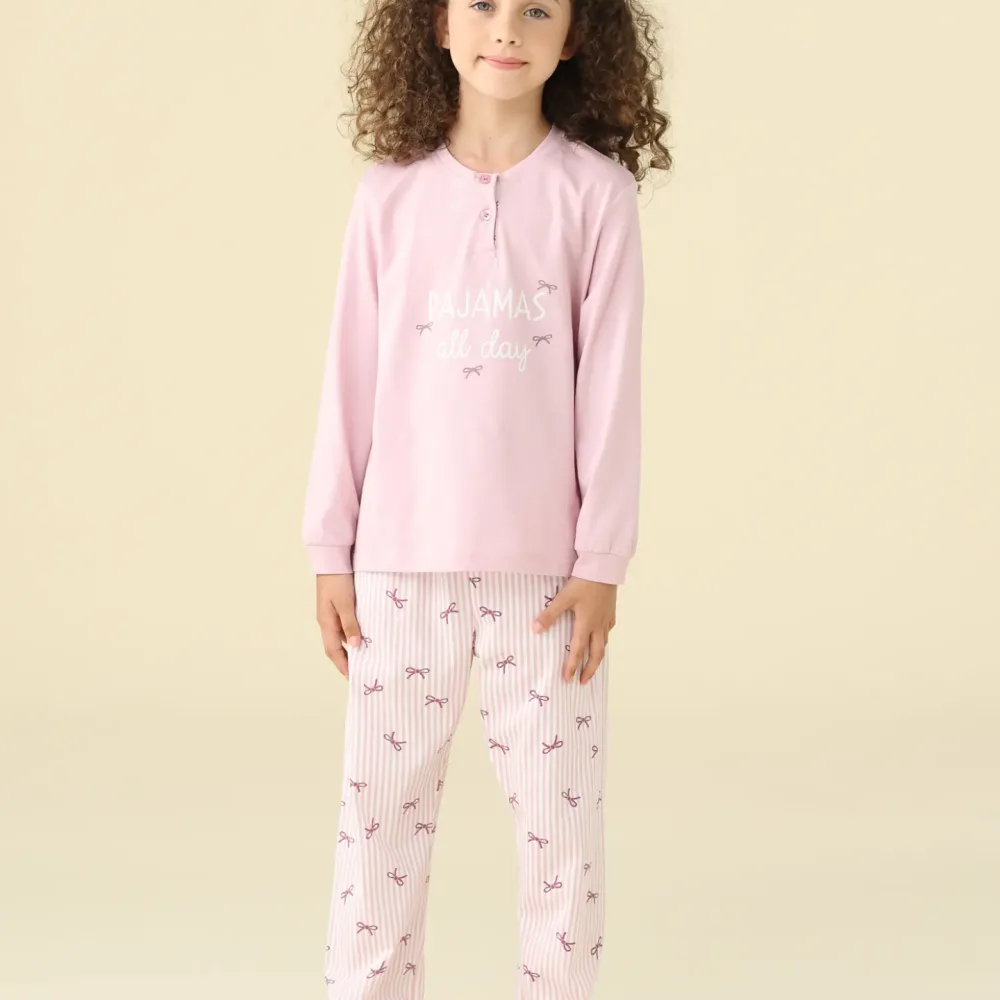 Pigiama bambina estivo in cotone