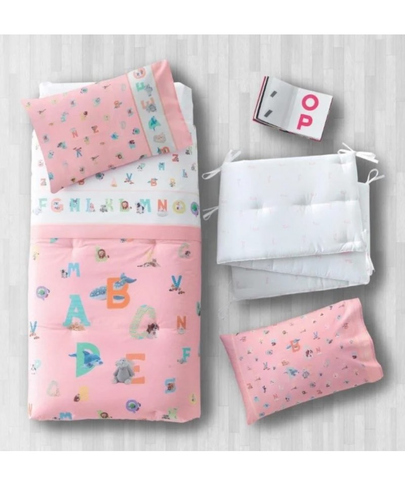 Trapunta + Paracolpi Lettino Alfabeto TRUDI