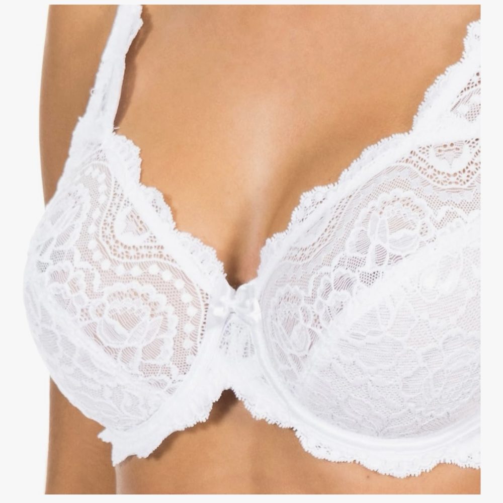 Reggiseno Playtex flower elegance bianco