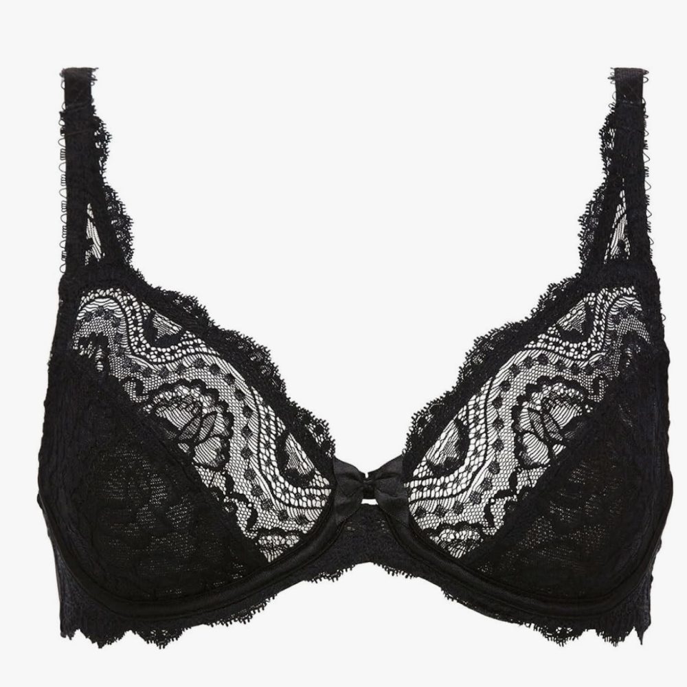 Reggiseno Playtex flower Elegance nero