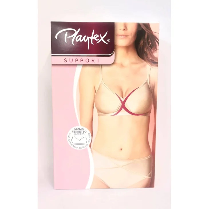 Reggiseno Playtex support morbido con ferretto nero