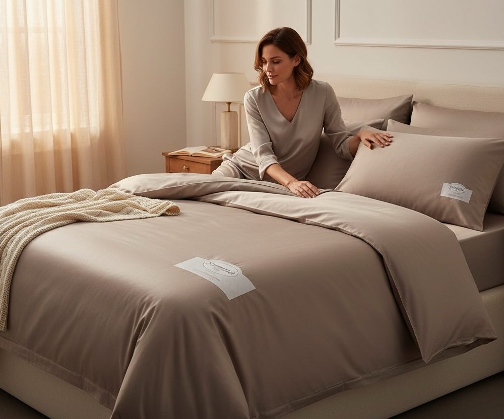 Completo Copripiumino matrimoniale Somma Elodie deserto