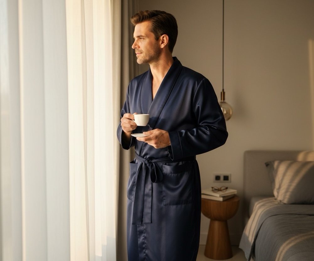 Vestaglia uomo Lenir Sandro blu