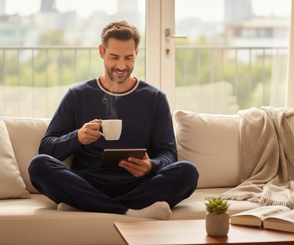 Pigiama uomo Liu Jo Interlok blu