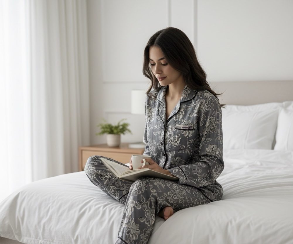 Pigiama donna noi di notte raso