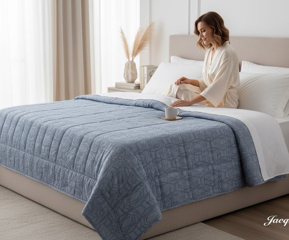 Copriletto trapuntato vallesusa