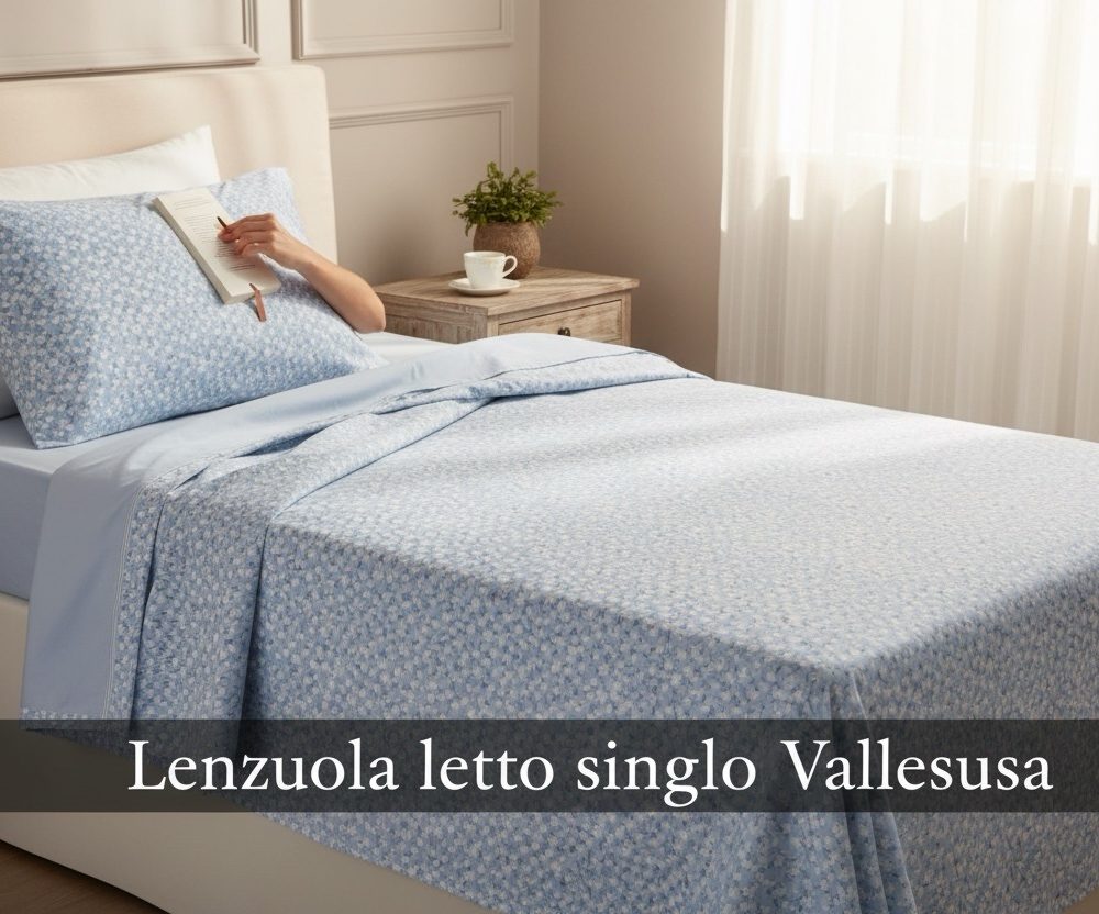 Coppia Lenzuola letto singolo Vallesusa
