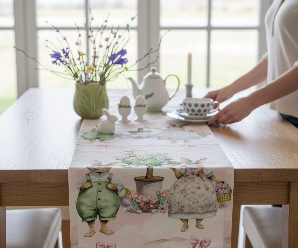 Runner albero delle uova maestri cotonieri 47x140