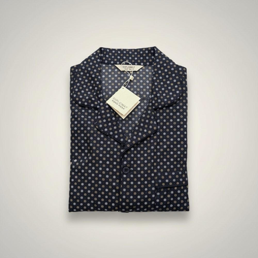 Pigiama uomo Diplomat cotone blu