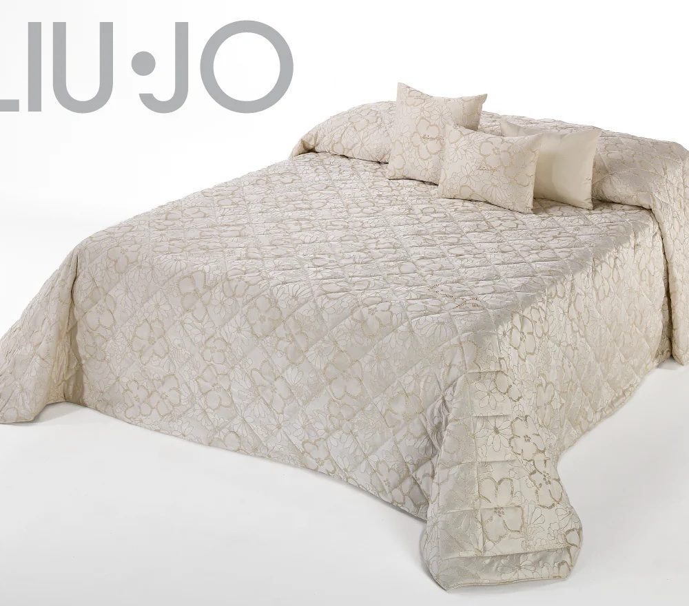 Trapuntino matrimoniale liu Jo lumin sabbia