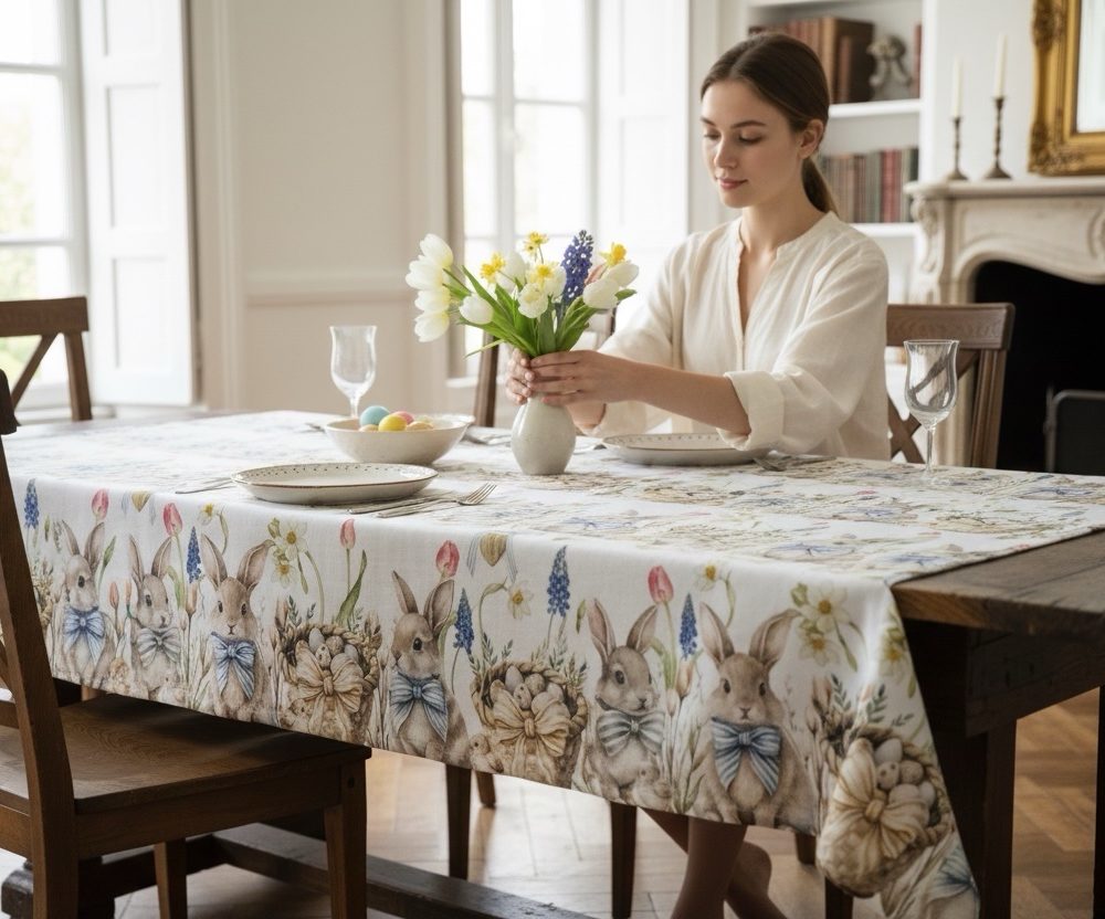 Tovaglia da tavola Marta Marzotto stampa digitale 140X240