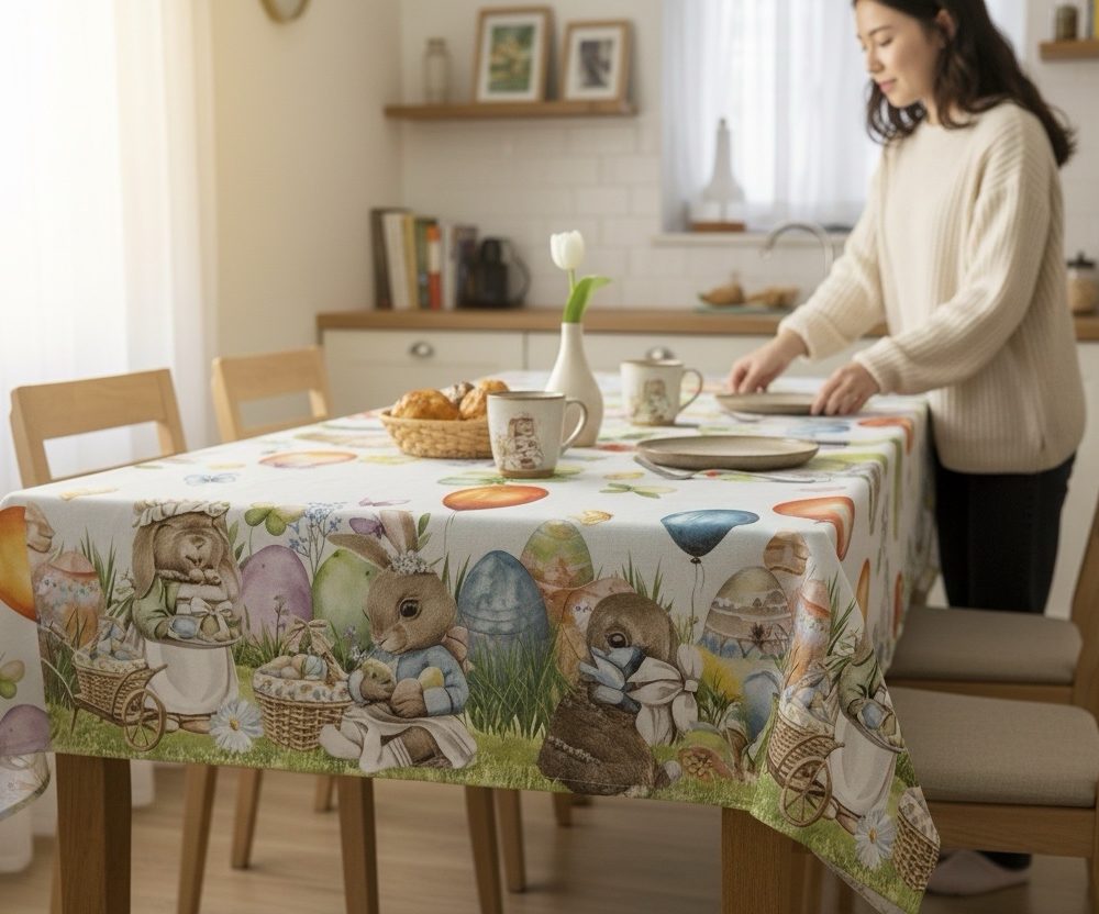 Tovaglia da tavola Marta Marzotto stampa digitale mis cm 140X240