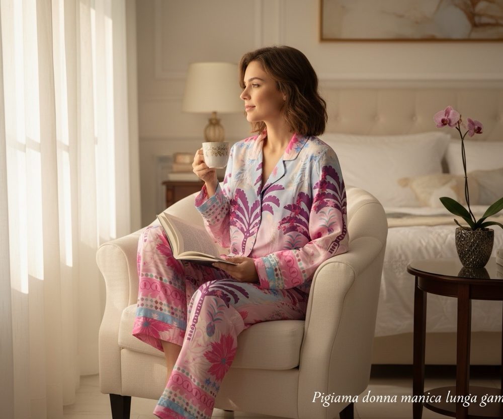 Pigiama donna raso filo D’Angelo