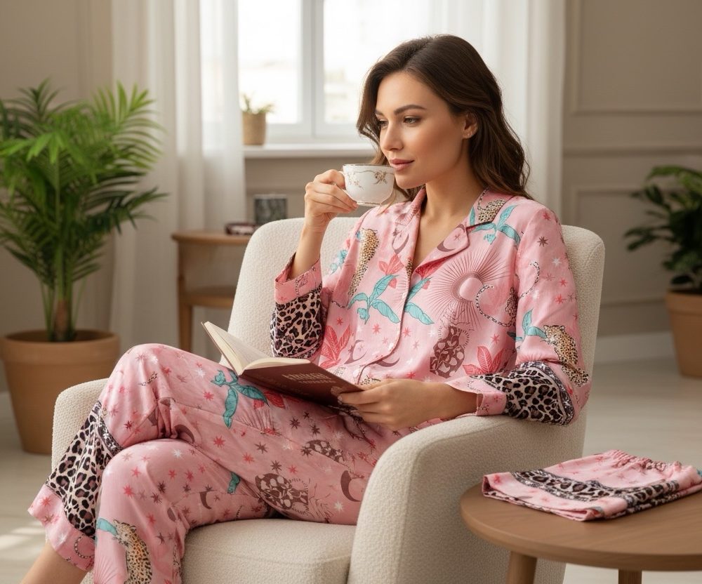 Pigiama donna raso filo D’Angelo tunisin