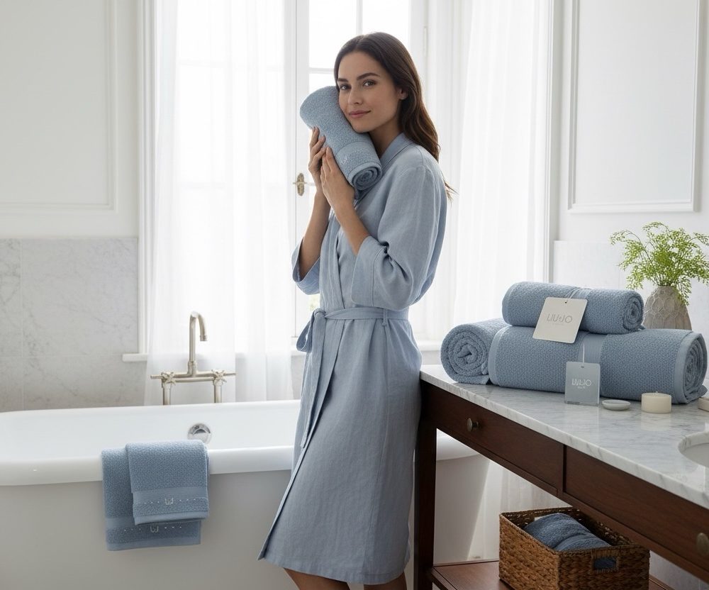 Asciugamano Liu Jo 1+1 grande e piccolo